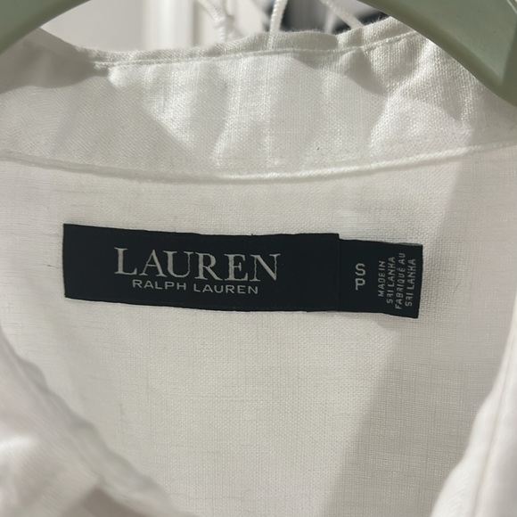 Ralph Lauren linen short sleeve button down. Pristine condition. Size S - Picture 3 of 9